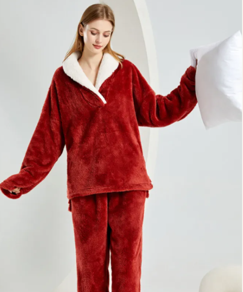 Fluffy Pajamas Set